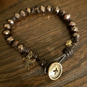 FOSSIL BEADED BRACELET